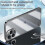 (15 Pro Max, Silver) Compatible with Iphone 15 Metal Frame Frosted Pc Shockproof Mobile Phone Case 4