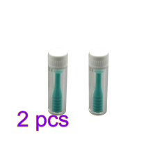 4Pcs Rgp Lens Suction Cup With Bottle For Travel Home Use Green