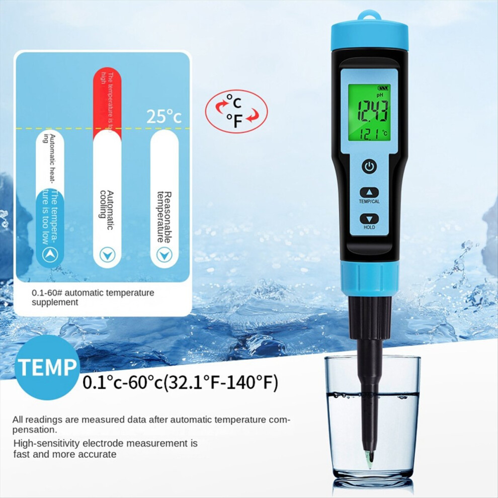 Food PH Meter 0.00-14.00PH High Accuracy Temp PH For Meat Canning A-image-OPC-PHQ2RVZ-NEW