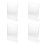 4Pcs Acrylic Transparent For Writing And Drawing 8
