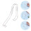 8 Pcs Stainless Steel Sandal Supports Shaper Inserts Rack 11