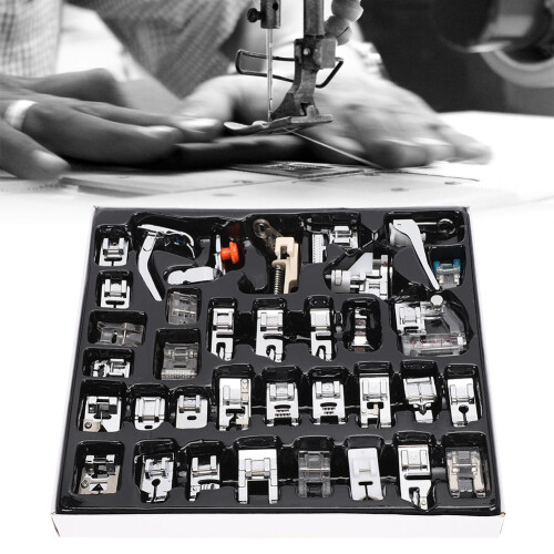 35Pcs/Set Sewing Machine Metal Presser Foot Tool Kit Accessory 1