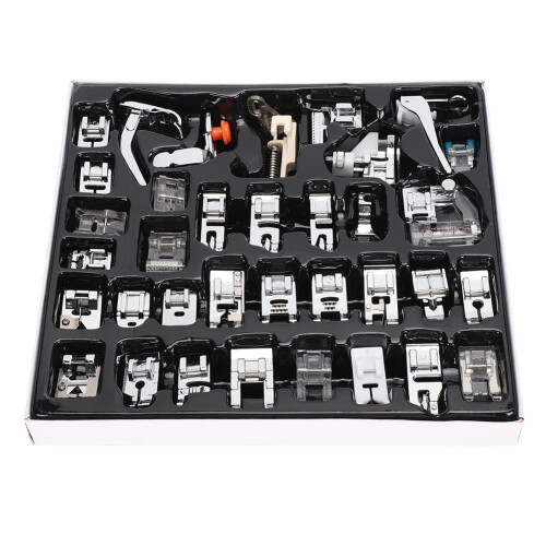35Pcs/Set Sewing Machine Metal Presser Foot Tool Kit Accessory