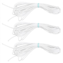 3 Bags 3mm 10m Round Elastic Rope Cord DIY Clothes Sewing Accessories