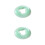 2 Pcs Silicone Face Massage For Spa And Salon Use Green 9