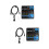 2 Sets Channel Mixing Console Sound Processor Plug 7