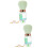 2Pcs Powder Blush Brush Tank Shape Portable Makeup Tool 9