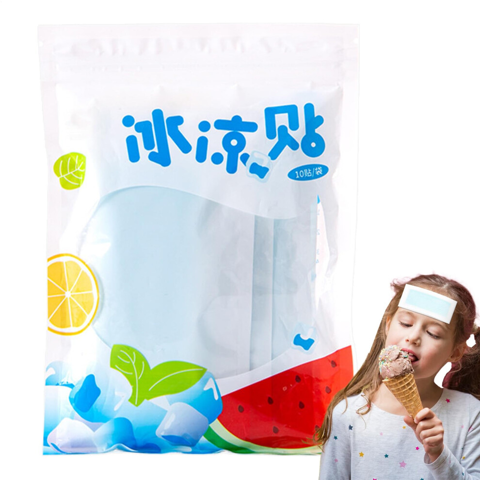 Cooling Patches For Adults, Instant Cooling Patches, Low Temperature Ice Sticker, Set Of 10 For Sports Hiking Walking