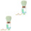 2Pcs Powder Blush Brush Tank Shape Portable Makeup Tool 5