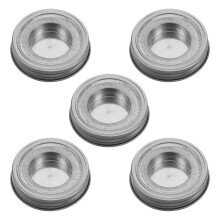 20 Pcs Metal Lid Inserts For Jar Tea Light Candles Regular Mouth