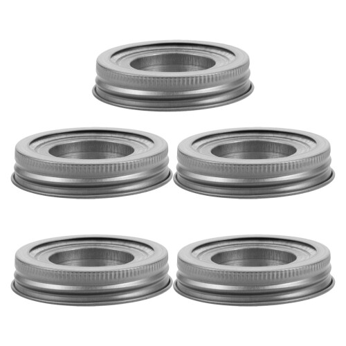20 Pcs Metal Lid Inserts For Jar Tea Light Candles Regular Mouth 1