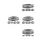 20 Pcs Metal Lid Inserts For Jar Tea Light Candles Regular Mouth 10