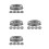 20 Pcs Metal Lid Inserts For Jar Tea Light Candles Regular Mouth 9