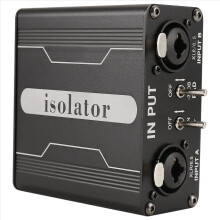 GX200 Isolador de ?udio Dual-Channel 6.5 XLR Mixer Isolador de ?udio