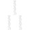 3Pcs Acrylic Quilting Ruler Clear Patchwork Template For Quilting 4