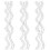 3Pcs Acrylic Quilting Ruler Clear Patchwork Template For Quilting 6