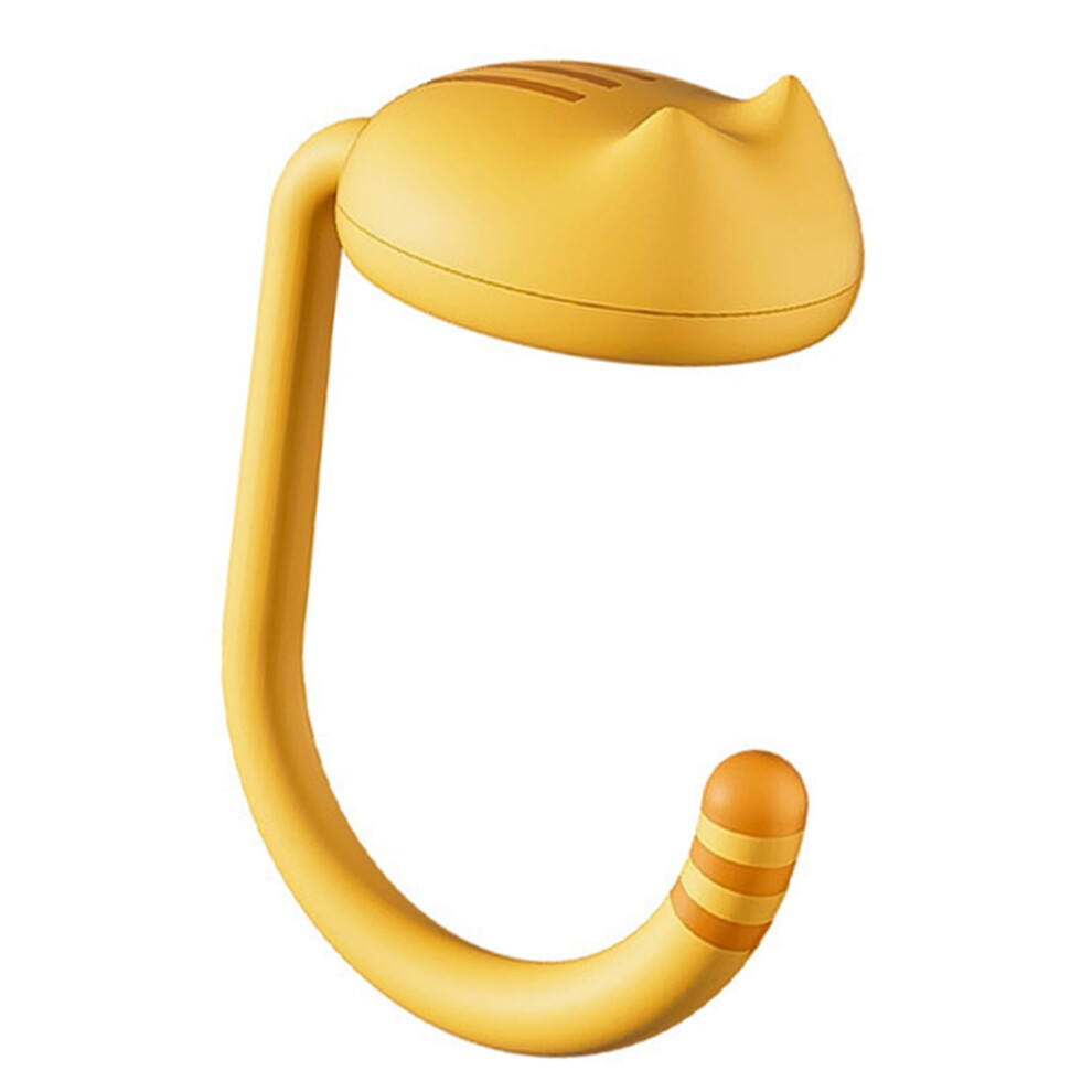 Sturdy Cats Themed Desk Hook For Bags Easy Installation Yellow Ideal For Students And Professionals In Any Setting-image-OPC-PKYC7J7-NEW