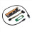 Extensor M2 la USB3.0 PCIE 16X 1X cu alimentare 3