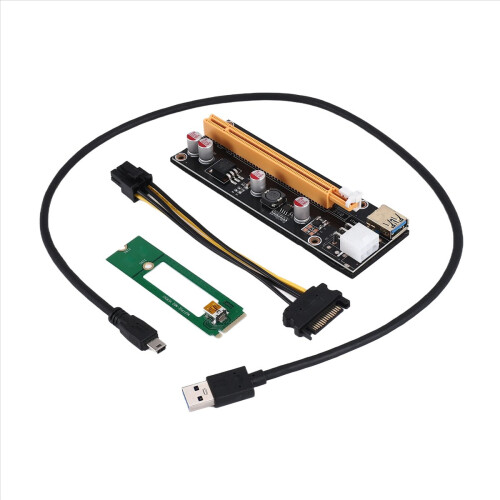 Extensor M2 la USB3.0 PCIE 16X 1X cu alimentare 1