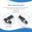 L Shape 1/4Inch Hex Wrench Double Head Right Angle Screwdriver Bits 6