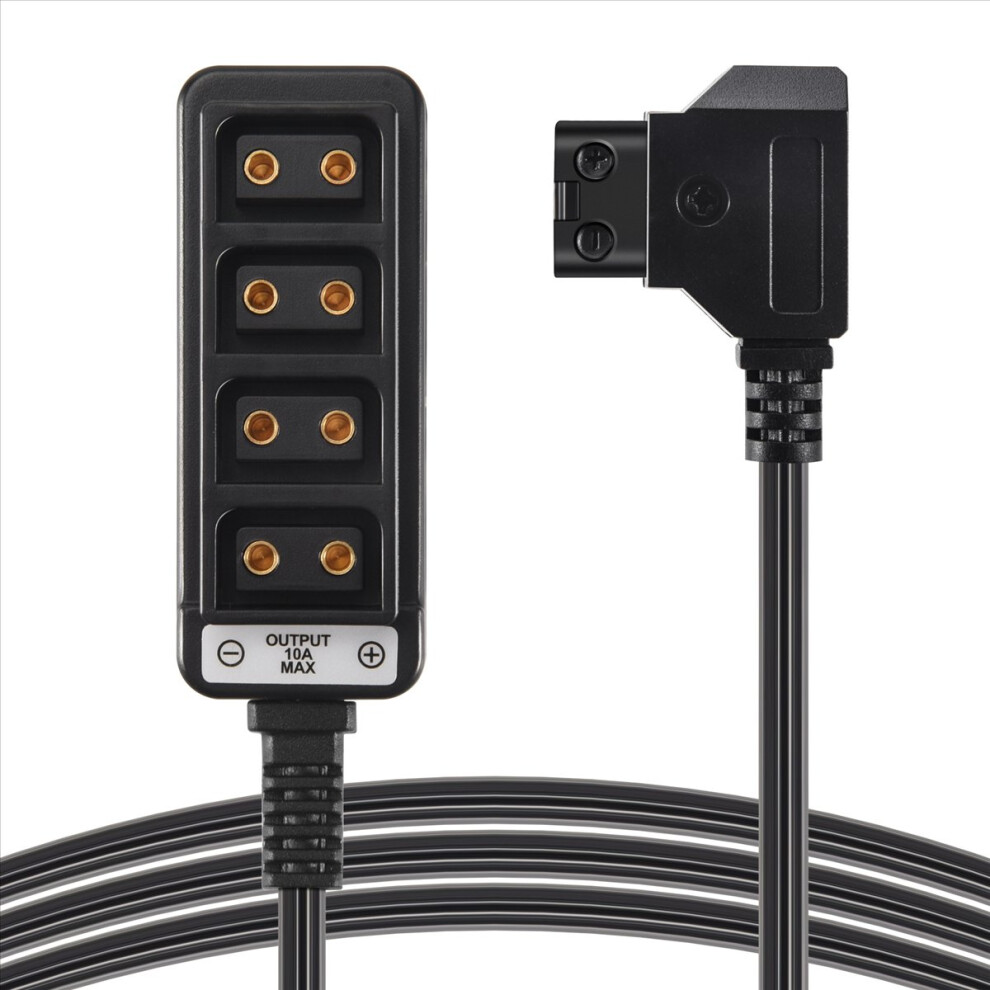 Male D-Tap B Type Power Dtap Tap To 4 Female P-Tap Electric Splitter 4853290884050