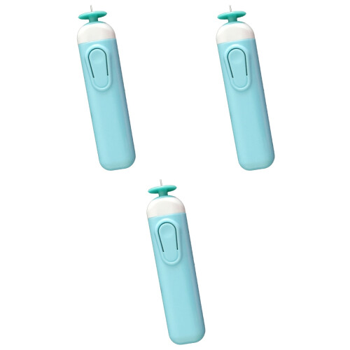 3Pcs Electric Automatic Reel Abs Paper Folder Rolling Device Sky Blue 2