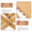 3Pcs Guitar Footstool Solid Wood Classical Guitar Heightening Pedal 5
