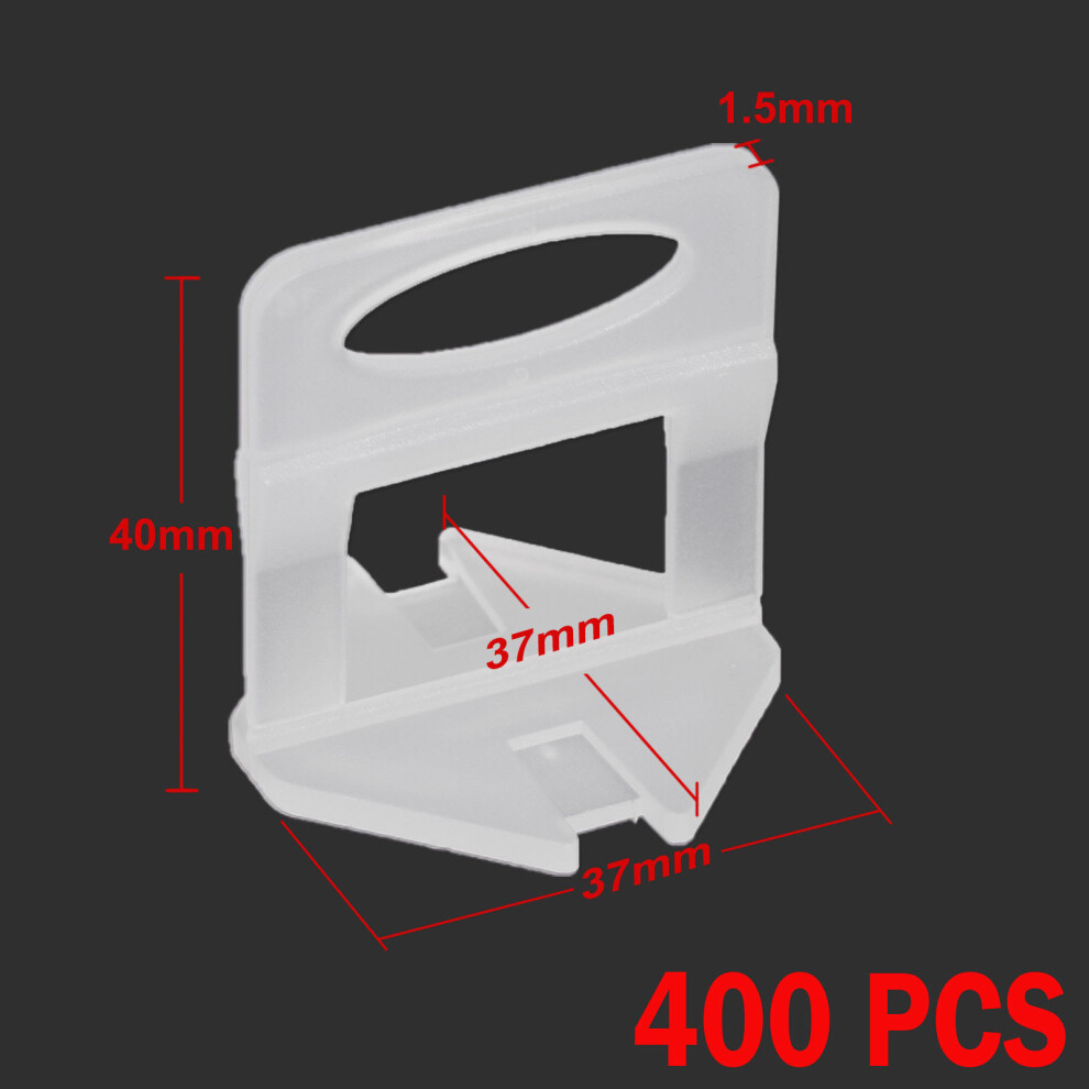 2.0Mm Reusable Tile Leveling Clips Kit (400Pcs) 685922985811