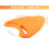 Orange EVA Back Float Kickboard Träningsplatta för Vuxna Barn 7