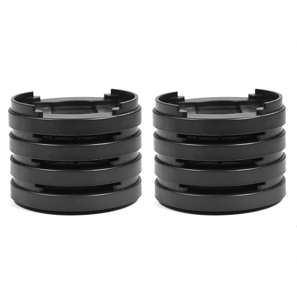 8Pcs Plastic Furniture Leg Pads Nonslip For Table Desk Chairs (Black) 685922985613