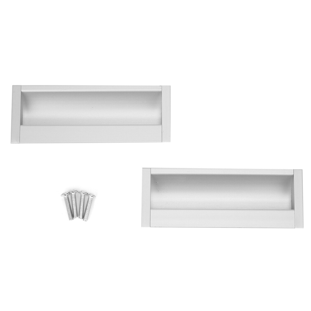 2Pcs Aluminum Pull Handle For Drawer Cabinet Wardrobe 685922986580