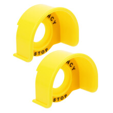 10 Pcs Plastic Emergency Stop Button Cover For Industrial Safety