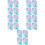 100 Sheets A4 Holographic Water Transfer Diy Decals 9