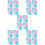 100 Sheets A4 Holographic Water Transfer Diy Decals 10