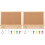 2Ensembles Tableau Liège Bois , Tableau Pour 4