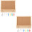 2Ensembles Tableau Liège Bois , Tableau Pour 8