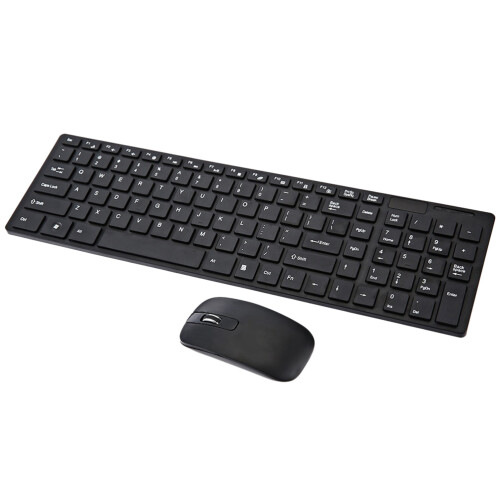2Pcs 2.4G Wireless Keyboard And Mouse Set Ultra Thin For Home Office