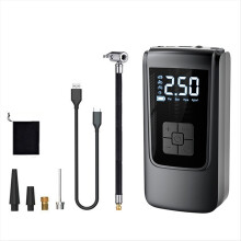 Pompă de umflat anvelope cu compresor de aer portabil, umflator wireless pentru anvelope