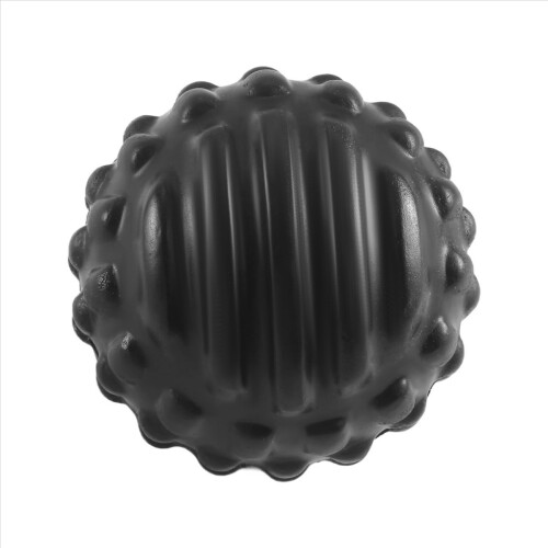 Μπάλα μασάζ για χαλάρωση μυών, γυμναστική, PU Foam Bump Fascia, μαύρη 1