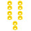 10 Pcs Plastic Emergency Stop Button Cover For Industrial Safety 5