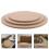 6Pcs Stackable Wood Pottery Plates for Clay Crafting 1