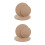 6Pcs Stackable Wood Pottery Plates for Clay Crafting 6