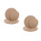 6Pcs Stackable Wood Pottery Plates for Clay Crafting 4