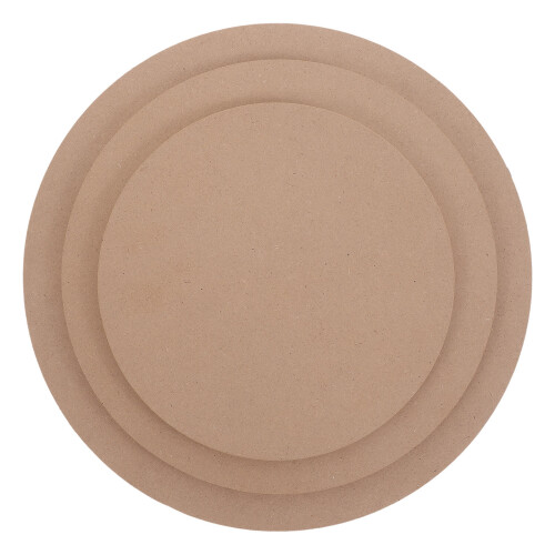 6Pcs Stackable Wood Pottery Plates for Clay Crafting 1