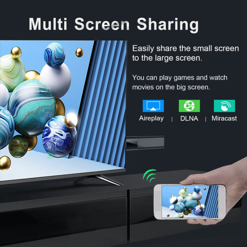 Q6 Mini + Bluetooth Röstfjärrkontroll Android 10 2GB+16GB TV-box 2