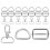 48 Pcs Metal Snap Hook Ring Swivel Clasp D Ring Adjustable Buckle 3