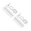 48 Pcs Metal Snap Hook Ring Swivel Clasp D Ring Adjustable Buckle 4