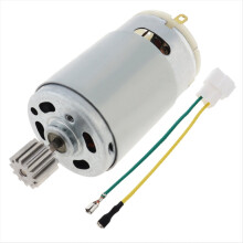 Motor de CC R390 de 12 dientes, 12 V, 12 000 RPM, para niños, ideal para montar en coche.