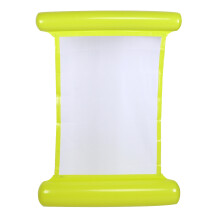 (Blue) Portable Inflatable Floating Water Bed Hammock Chair Yellow