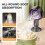 Rensningsventilator, filter, bærbar røgventilator til røg, sort & 5